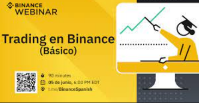 Aprende Trading Básico con Binance hoy 5 de Junio a las 6pm