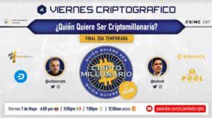 Cierre de temporada del “Viernes Criptográfico” traerá segunda edición de “Quién Quiere Ser Criptomillonario”