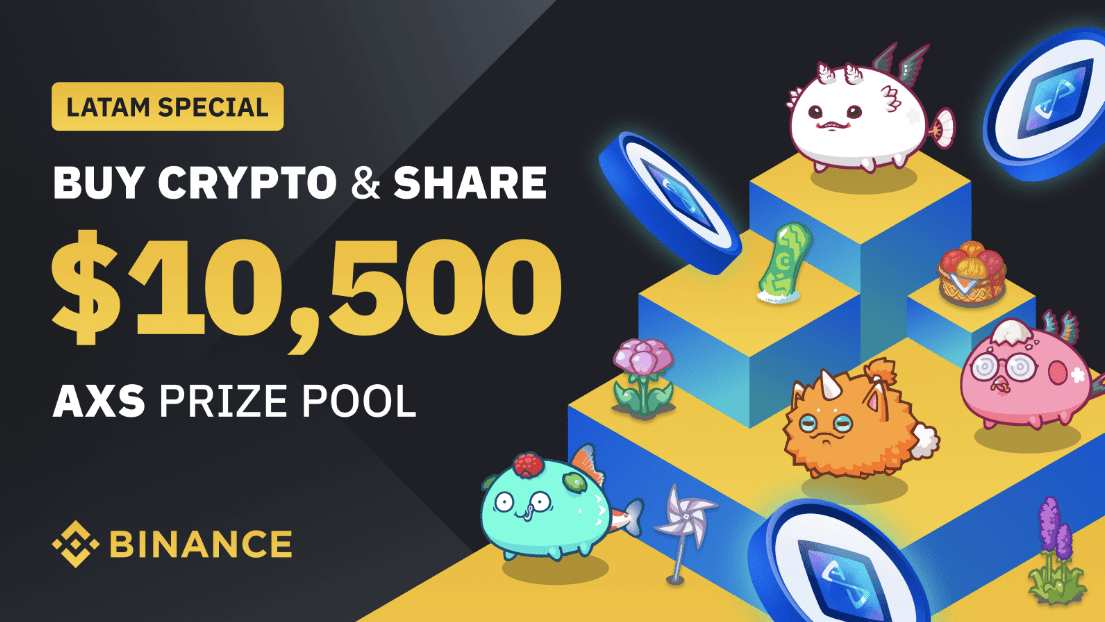 AXS Binance oferta especial