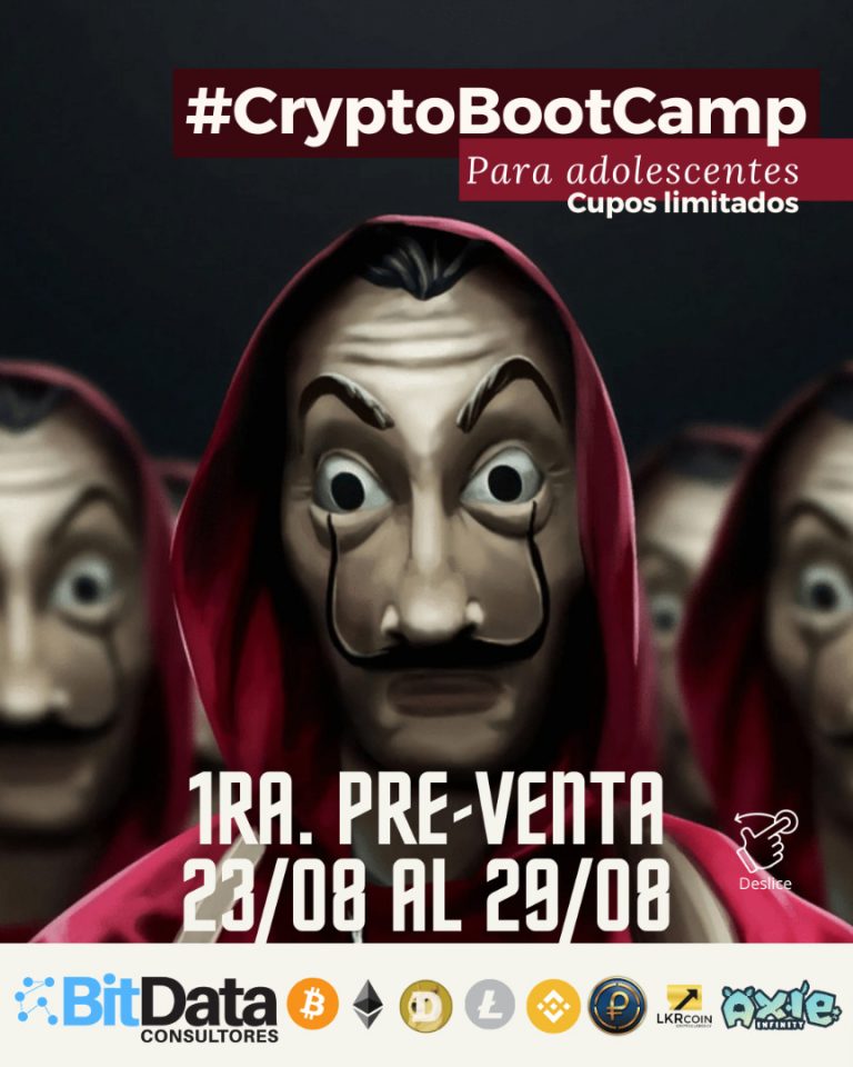 "CryptoBootCamp para adolescentes" dictará BitData este mes de septiembre