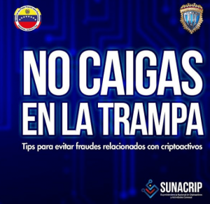 CICPC y Sunacrip realizan una advertencia
