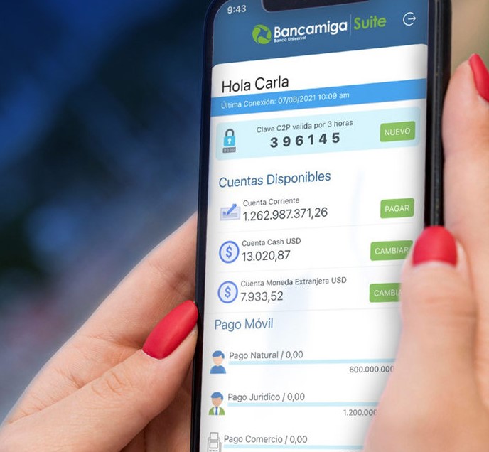 Pago Móvil Interbancario de Bancamiga ahora permite pagos desde cuentas en bolívares y dólares