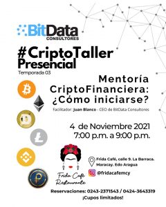 Criptotaller presencial BitData Maracay