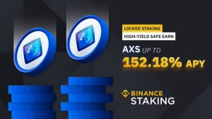 Aprende cómo hacer staking de AXS en Binance y ganar 152% anual