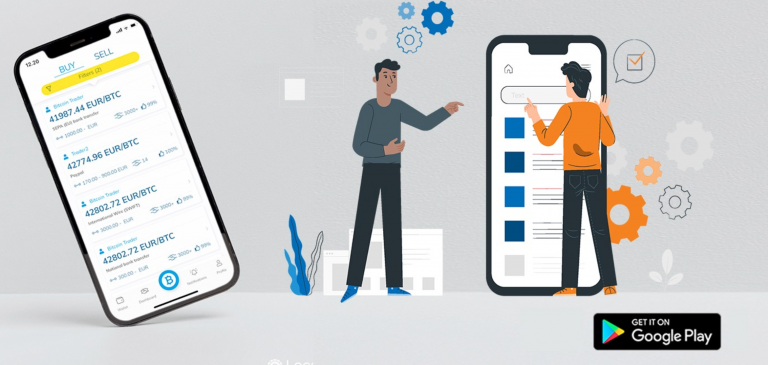 Localbitcoins lanzó aplicación móvil para sus usuarios con teléfonos Android