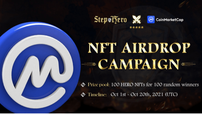 CoinMarketCap lanza AirDrop NFT con más de $11.000 en premios