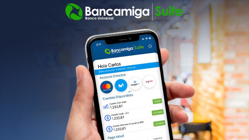 Con “Bancamiga Suite” ahora puedes recargar los servicios de Movistar, Digitel y Simple TV