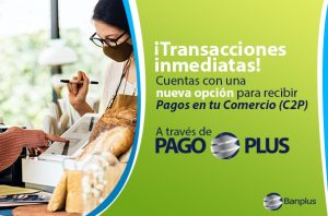 Banplus activó el Pago a Comercios C2P para realizar compras en locales afiliados