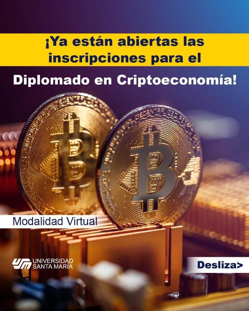 Diplomado en Criptoeconomía dictará la Universidad Santa María y BitData Consultores