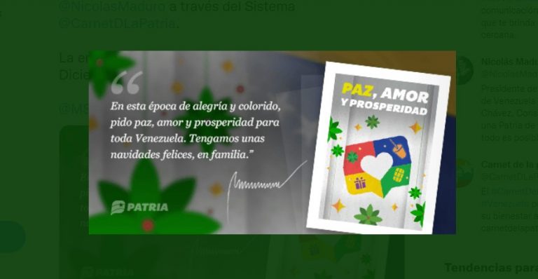 Comenzó entrega del primer bono navideño 2021 en Sistema Patria