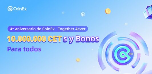 Together 4ever, únete a CoinEx para poder obtener los increíbles obsequios de aniversario de 10 millones de $CET