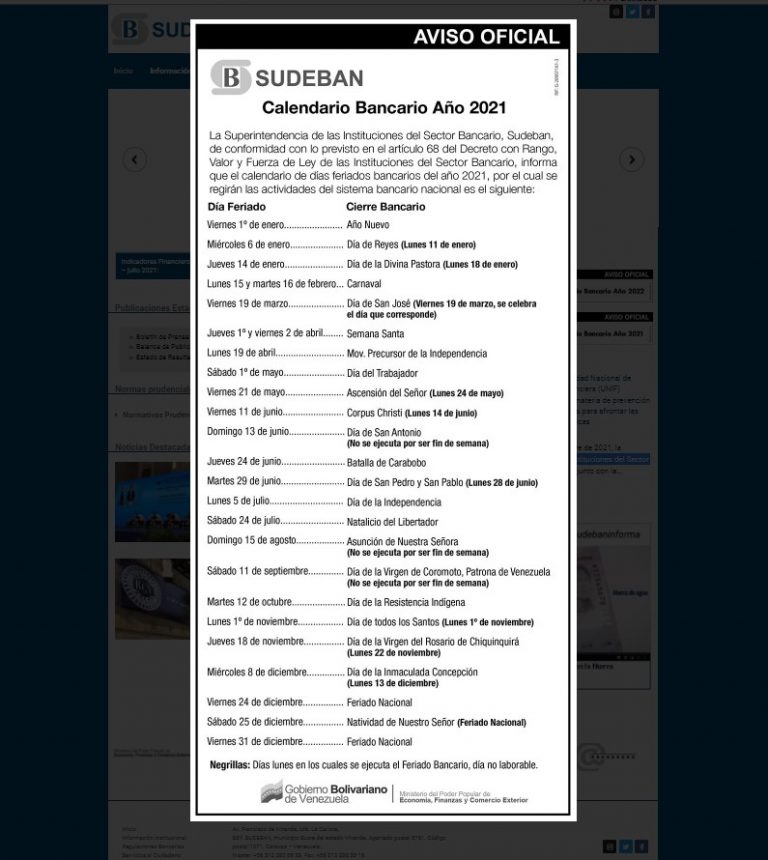 https://morocotacoin.news/venezuela/este-lunes-es-feriado-bancario-en-venezuela/