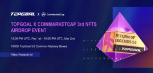 Gana 1 NFT y entra al metaverso con el Airdrop de CoinMarketCap y TopGoal