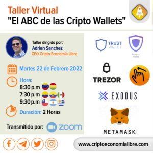 Taller “El ABC de las Cripto Wallets" dictará CEL Academy este 22 de febrero