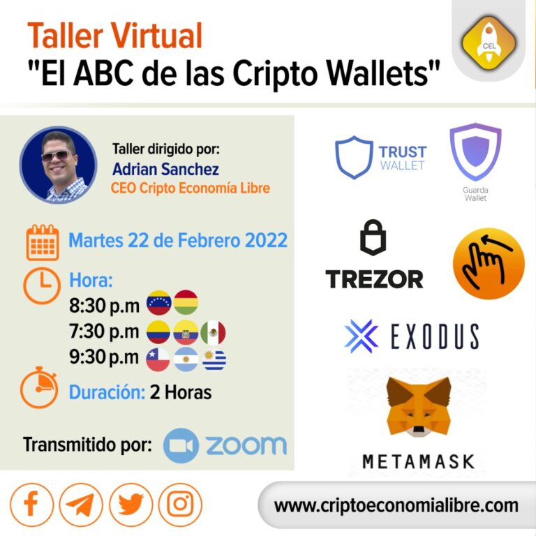 Taller “El ABC de las Cripto Wallets" dictará CEL Academy este 22 de febrero