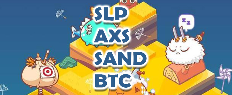 Axie Infinity, AXS, btc, Criptojuegos, criptomonedas, especiales, Noticia, precios y predicciones, SAND, SLP