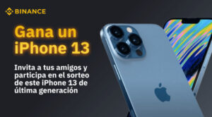 Gana un iPhone 13 al referir amigos a Binance