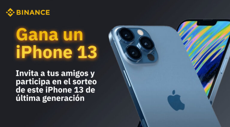 Gana un iPhone 13 al referir amigos a Binance