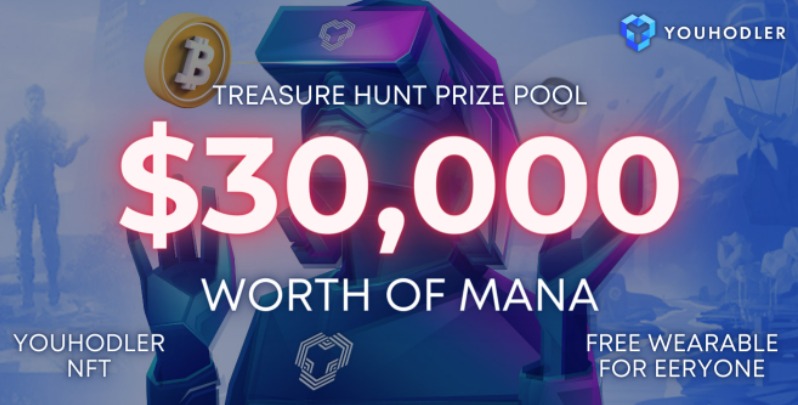 Decentraland presenta la “Búsqueda del Tesoro” con más de $30 mil en premios