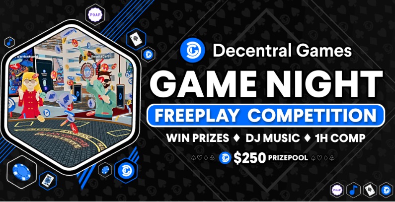 Decentraland presenta su noche de juegos gratuitos con premios de hasta $250