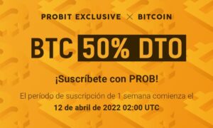 ProBit ofrece promoción de BTC al 50% de descuento