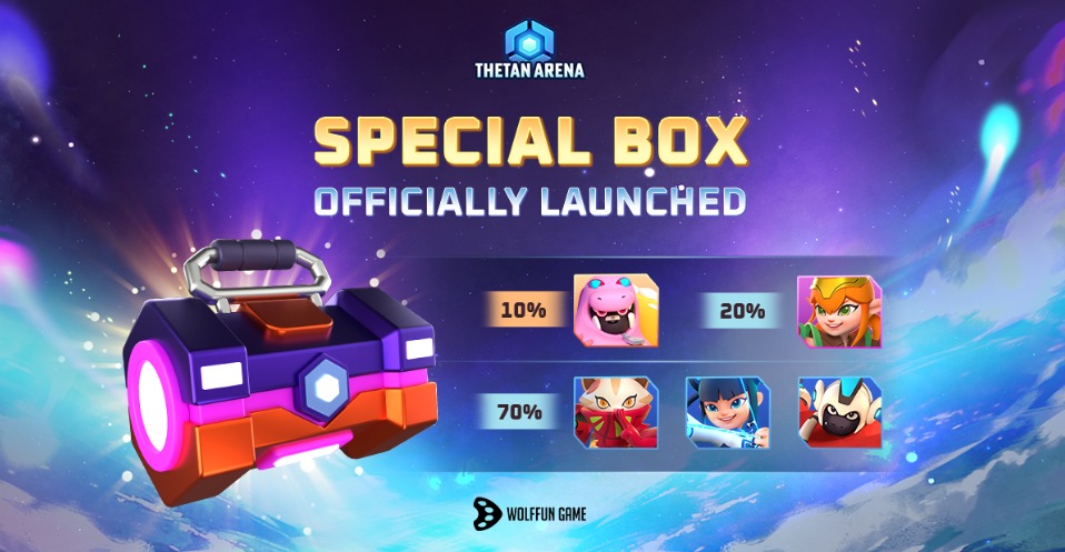 Thetan Arena lanza cajas especiales para adquirir por tiempo limitado