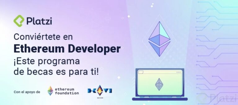 Platzi otorgará 100 becas para aprender programación blockchain gratis