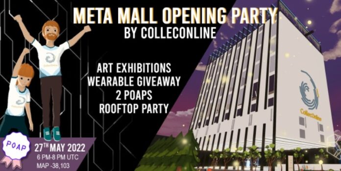 Meta Mall abre sus puertas en Decentraland con una fiesta de lanzamiento