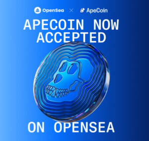 OpenSea ahora acepta ApeCoin como método de pago