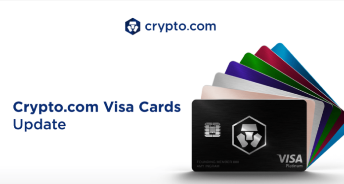 Crypto.com considera revertir la disminución de beneficios en sus tarjetas Visa