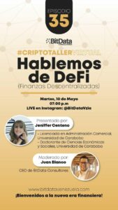 BitData dictará taller gratuito sobre "Finanzas Descentralizadas" este 10 de mayo