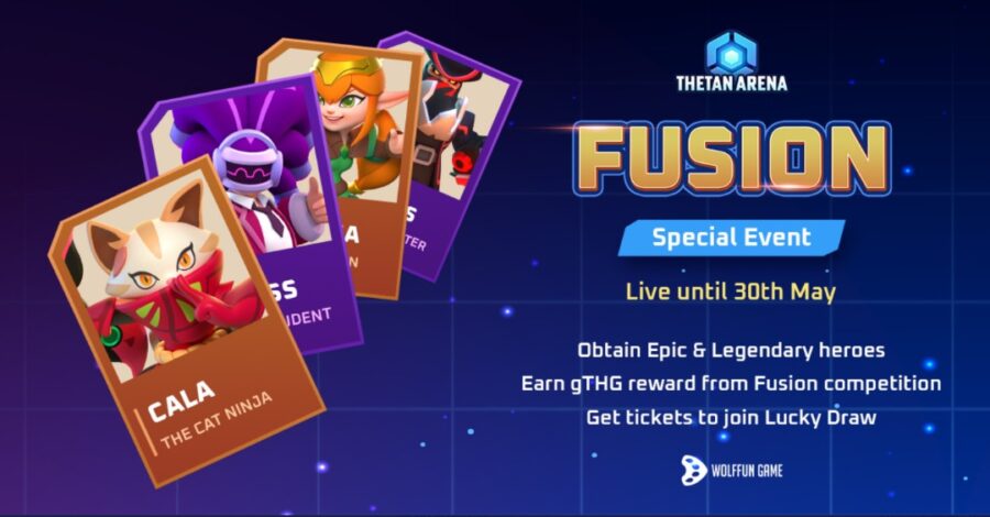 Thetan Arena lanza evento especial para fusionar sus héroes NFT