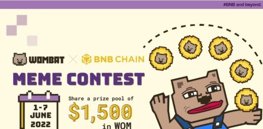 BNB Chain y Wombat lanzan concurso de memes con $1.500 en premios