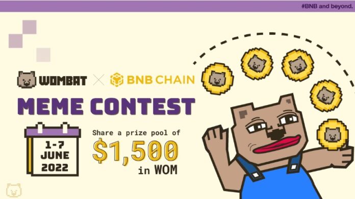 BNB Chain y Wombat lanzan concurso de memes con $1.500 en premios