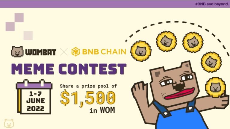 BNB Chain y Wombat lanzan concurso de memes con $1.500 en premios