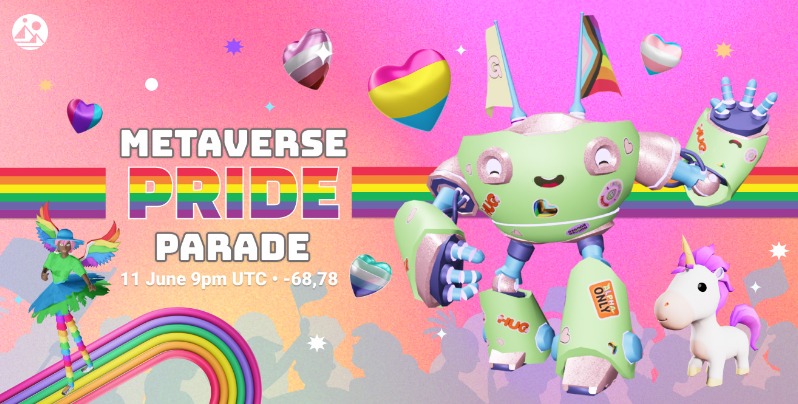 Decentraland organiza el desfile del orgullo gay en el metaverso