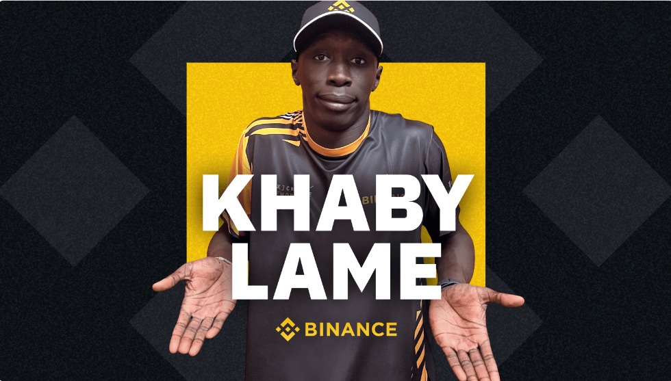 Binance se asocia con Khaby Lame, el influencer de Tik Tok con más seguidores en el mundo