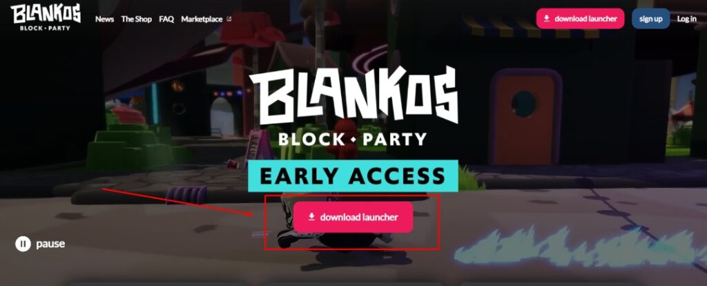 Página de inicio Blankos Block Party