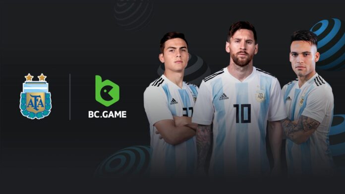 BC.Game es ahora el primer crypto casino patrocinador de la Asociación Argentina de Fútbol