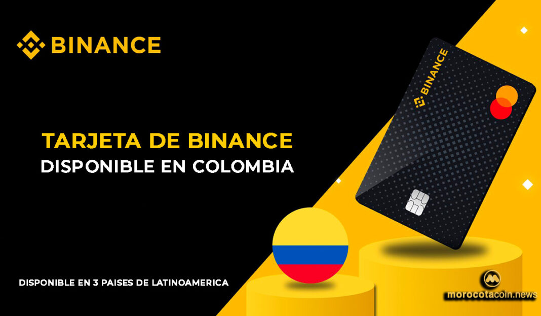 Binance lanzó una tarjeta de criptomonedas en Colombia