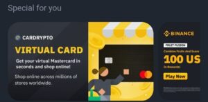 Binance ahora ofrece en Venezuela tarjeta Mastercard para pagar con criptomonedas