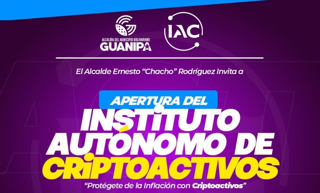 En Venezuela inauguran Instituto Autónomo de Criptoactivos del municipio Guanipa, estado Anzoátegui