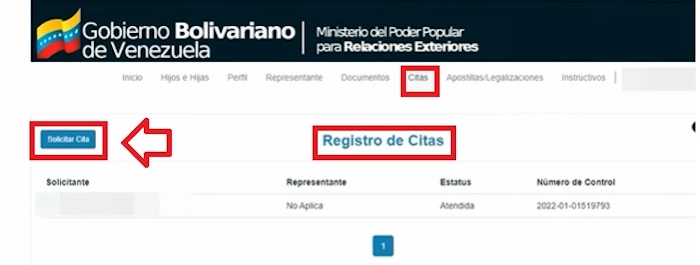 Solicita la cita de apostilla de documentos