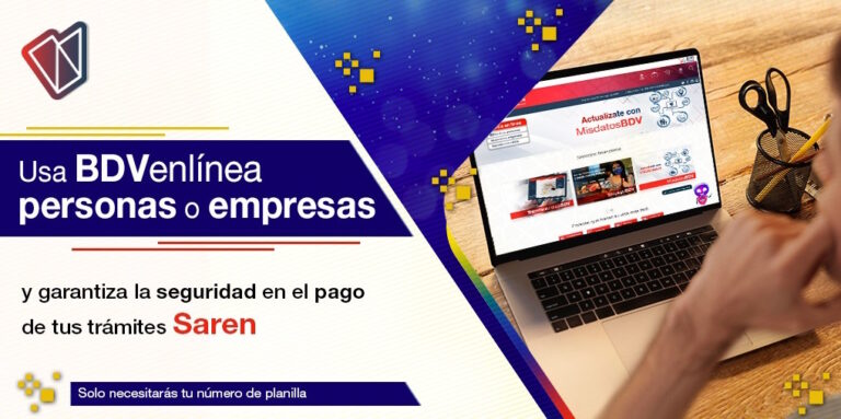 Saren: cómo pagar tus aranceles y tasas con el Botón de Pago del Banco de Venezuela (BDV)