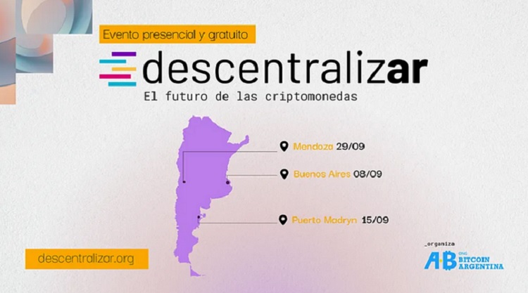 Descentralizar llega a Puerto Madryn: el evento gratuito sobre Bitcoin y criptoeconomía en Argentina