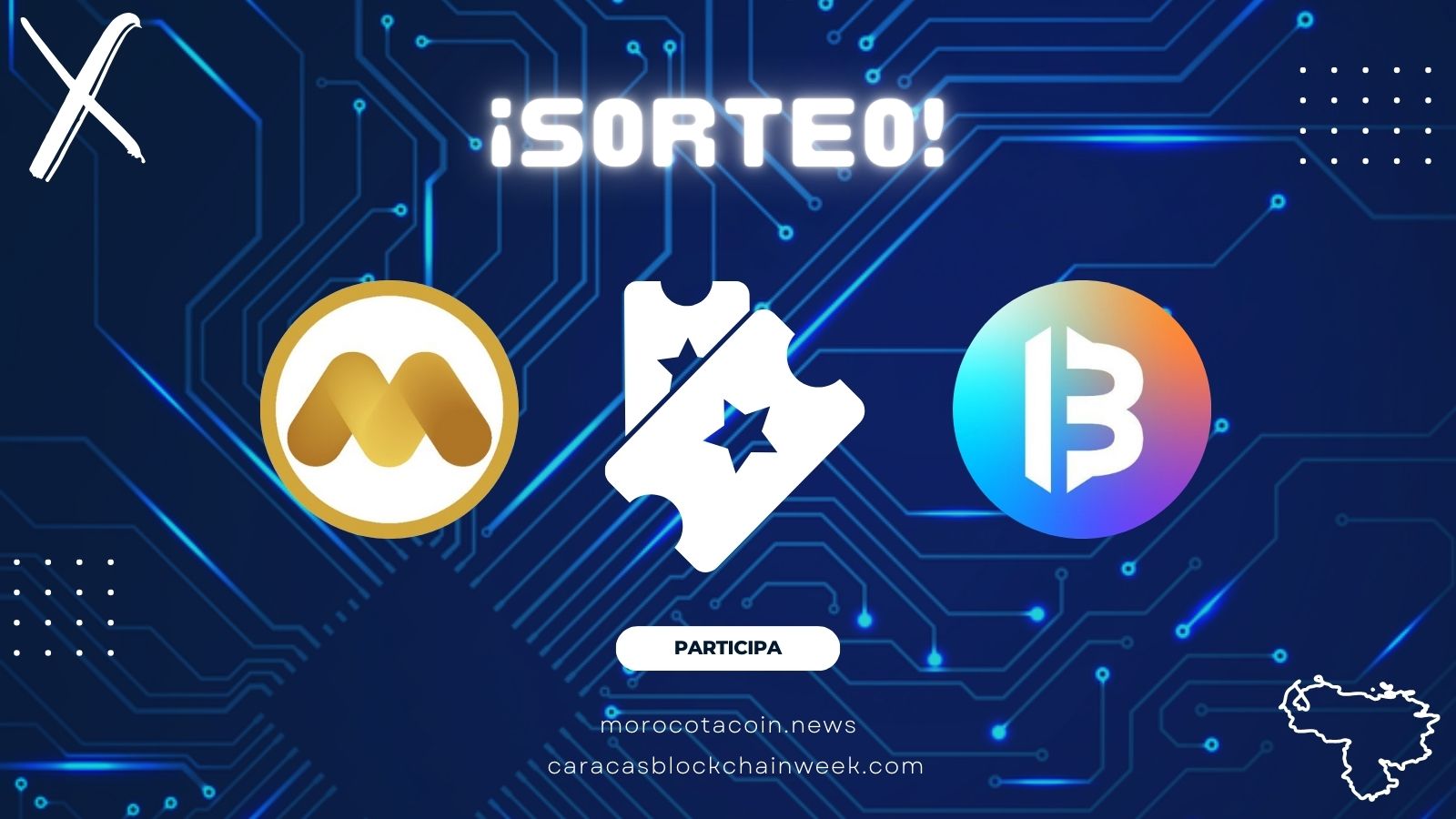 ¡Sorteo! Asiste a la Caracas Blockchain Week de la mano de Morocotacoin