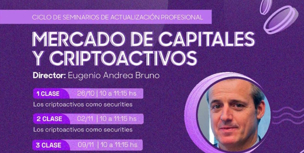 ONG Bitcoin Argentina ofrecerá seminario online “Mercado de Capitales y Criptoactivos” ¿Cómo participar?