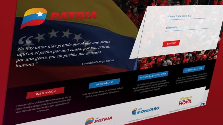 ¿No recibes los bonos? Así te puedes registrar en la Plataforma Patria para que te lleguen estos beneficios
