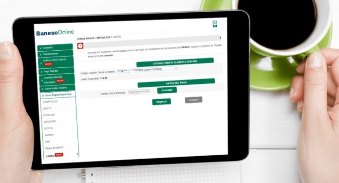 Así puedes pagar la planilla PUB del Saren a través de Banesco Móvil | Tutorial paso a paso