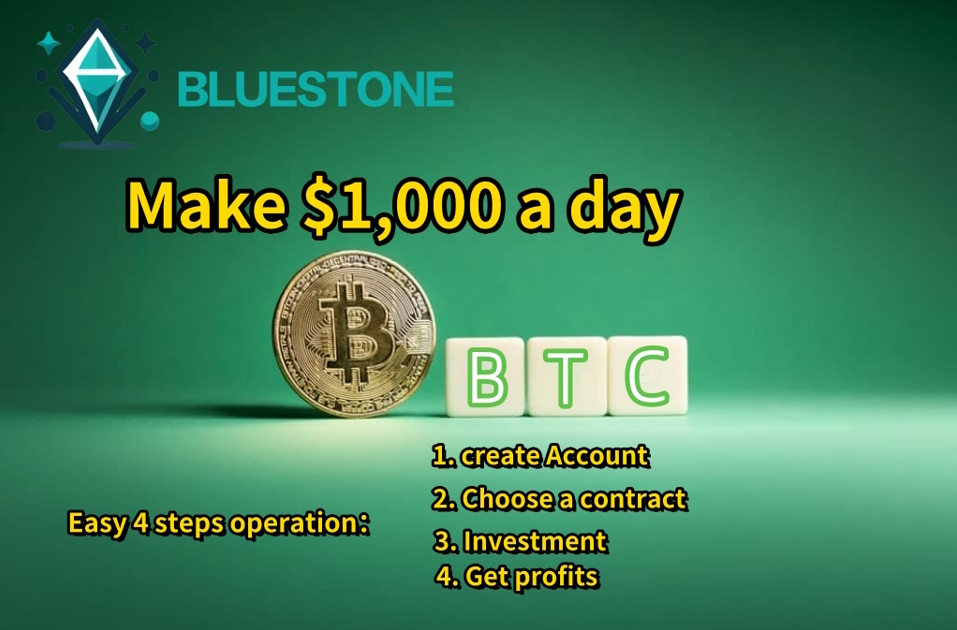 ¿Cómo hacer dinero en línea? BluestoneMining te enseña cómo ganar $1000 al día